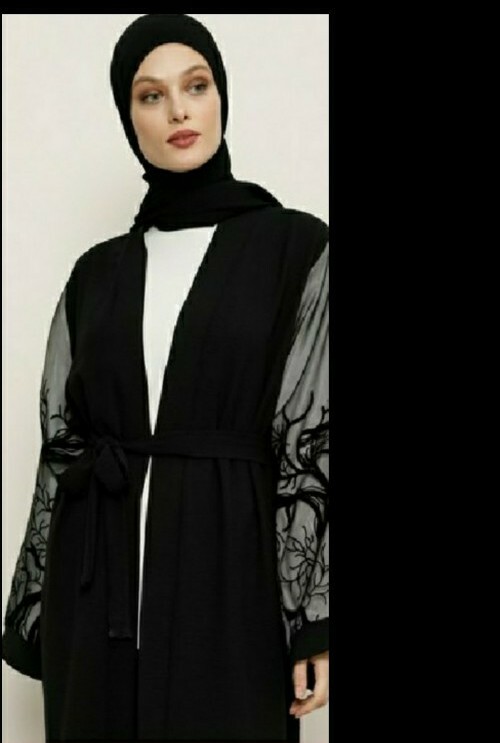 Muslimah Turkish Black Abaya