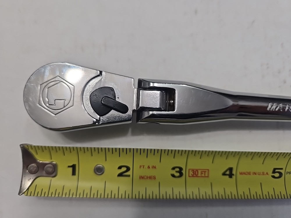 New Matco tools 3/8" flex head ratchet chrome 9" BR9FT