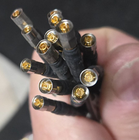 12x Precision RF Cable Assemblies – 3.5mm Air‑Dielectric to Mini Threaded RF – 7