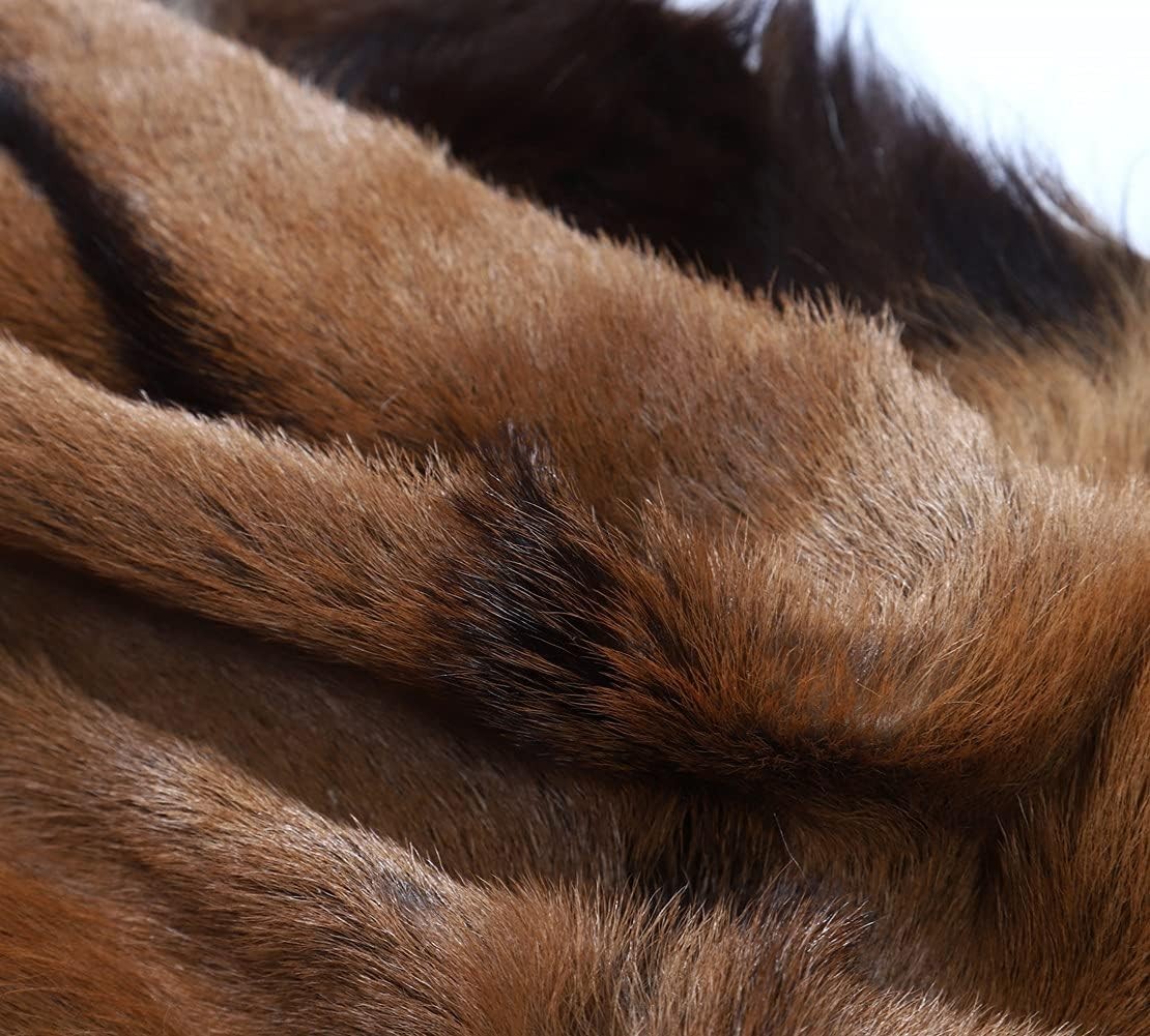Quality 16x16 Sheepskin Antelope Fur Pelt - Perfect for Plush Crafts & Decor