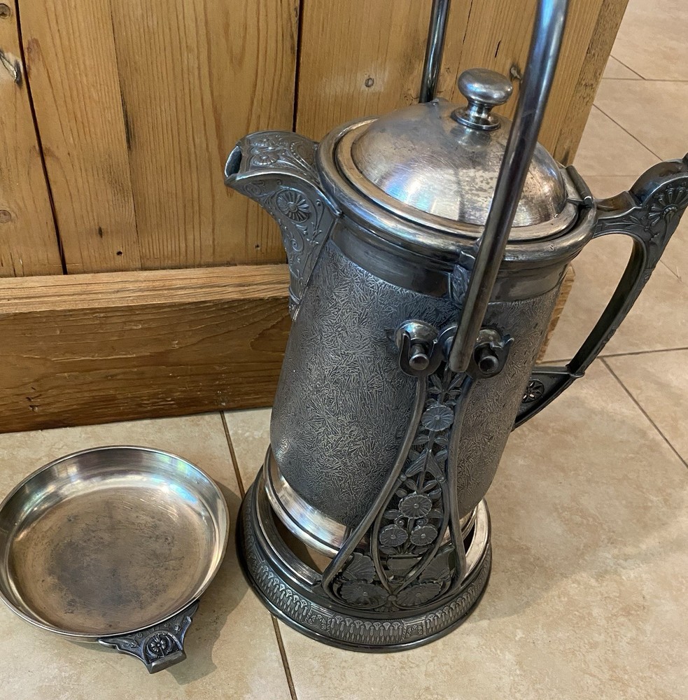 1868-1879 REED & BARTON WATER PITCHER SILVER PLATE