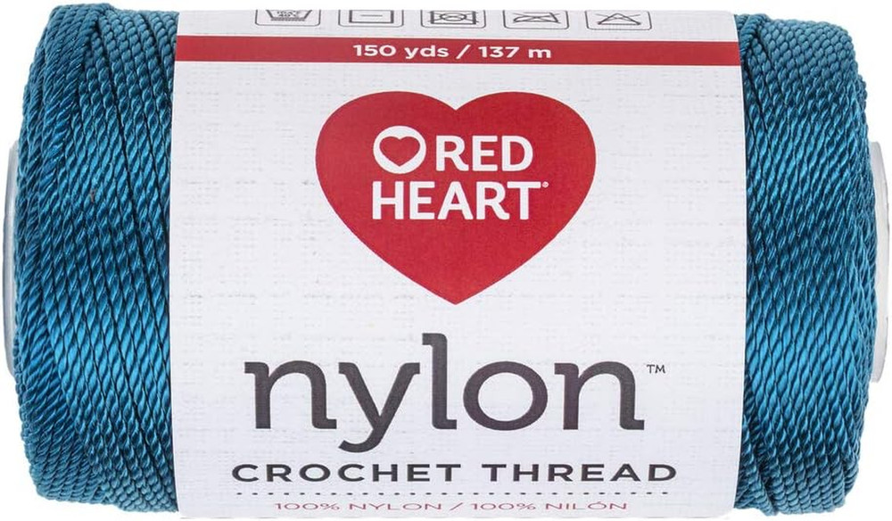 Nylon Crochet Thread, Teal