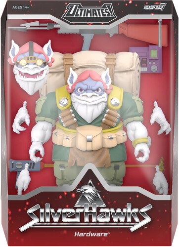 Super7 - SilverHawks - ULTIMATES! Wv7 - Hardware (Toon) [New Toy] Action Figur