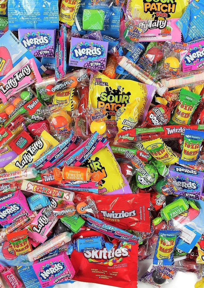 Variety Candy Pack - 2 LB Assorted Party Mix - Individually Wrapped Bulk Candy -