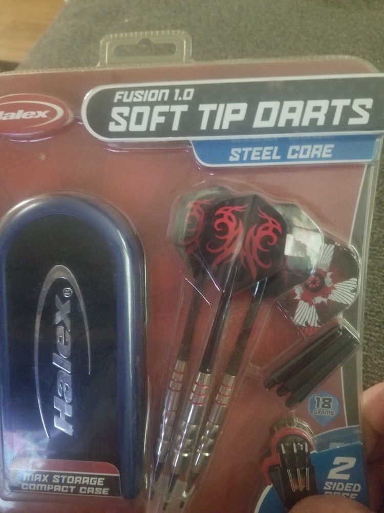 Halex Gravity 1.0 Soft Tip Darts. 18G. Complete Kit