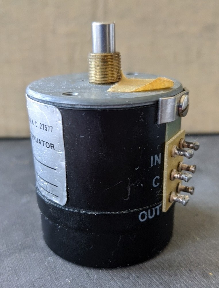 Shallco Audio Attenuator 720Q-2A3-10K. Part A295 UNTESTED