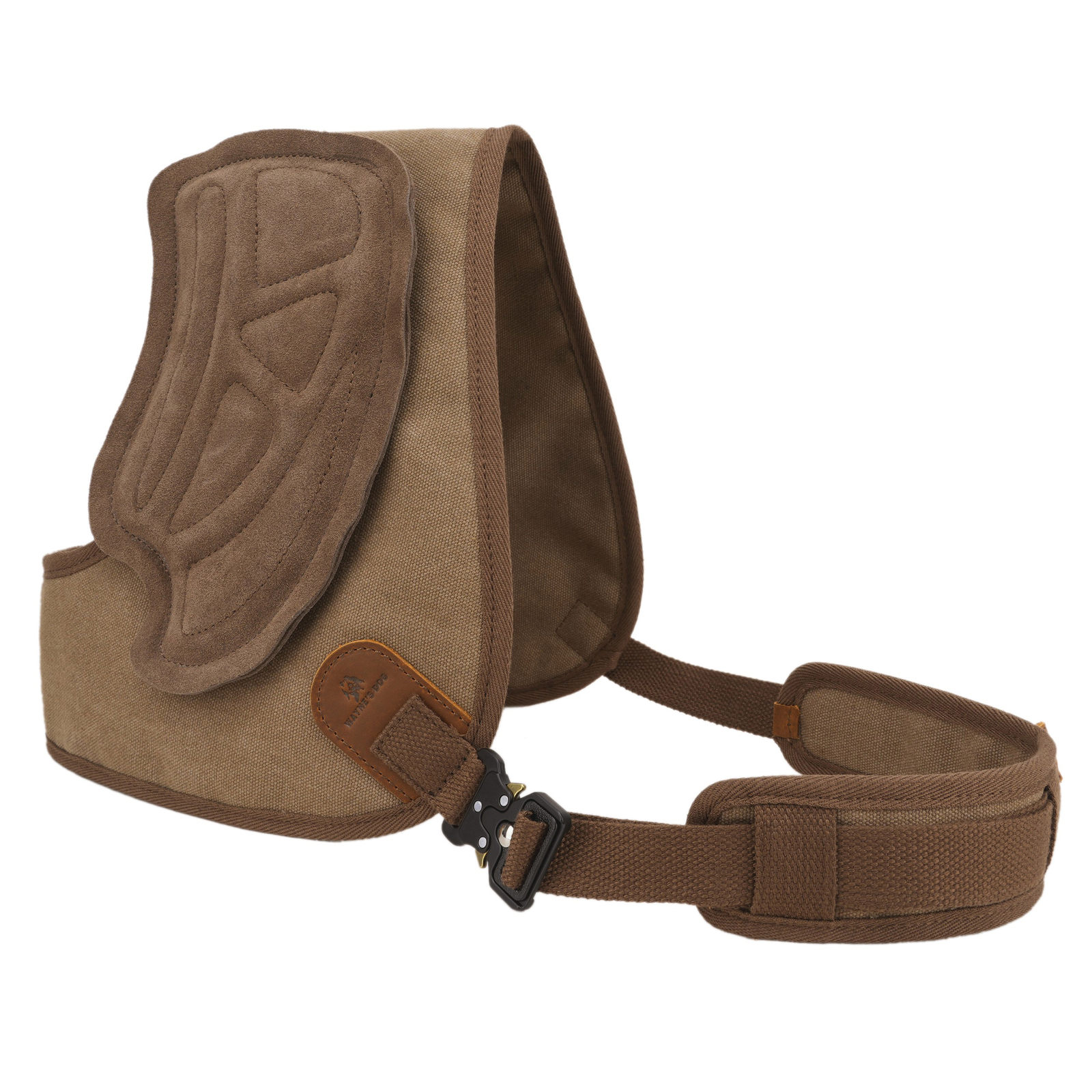 Padded Shoulder Shield Pad Leather Archery Half Chest Protector for Right & Left