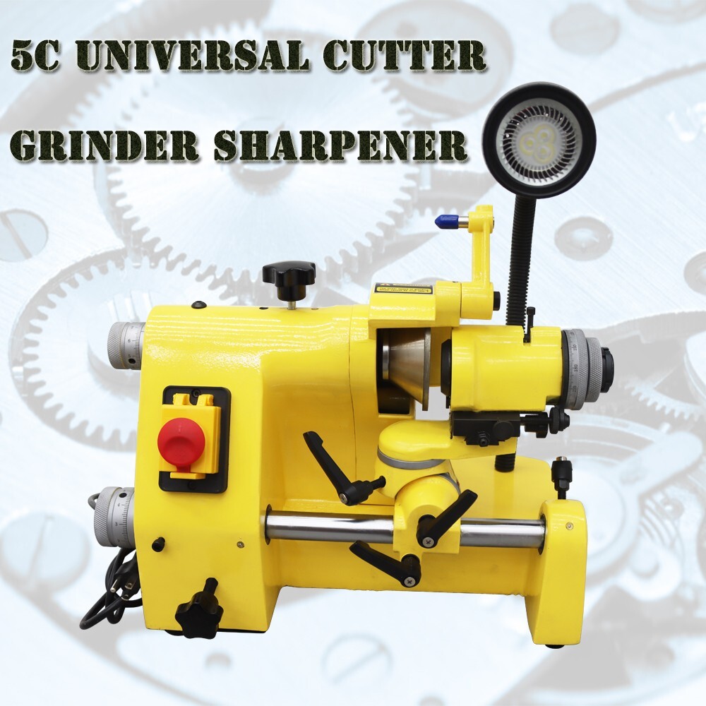 Universal Cutter Grinder Sharpening Machine with 5C Collets End Mill Sharpener