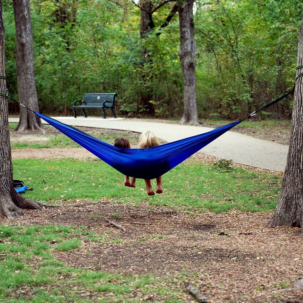 Oak Creek Lost Valley Camping Hammock. Bundle Includes Single, Blue and Gray
