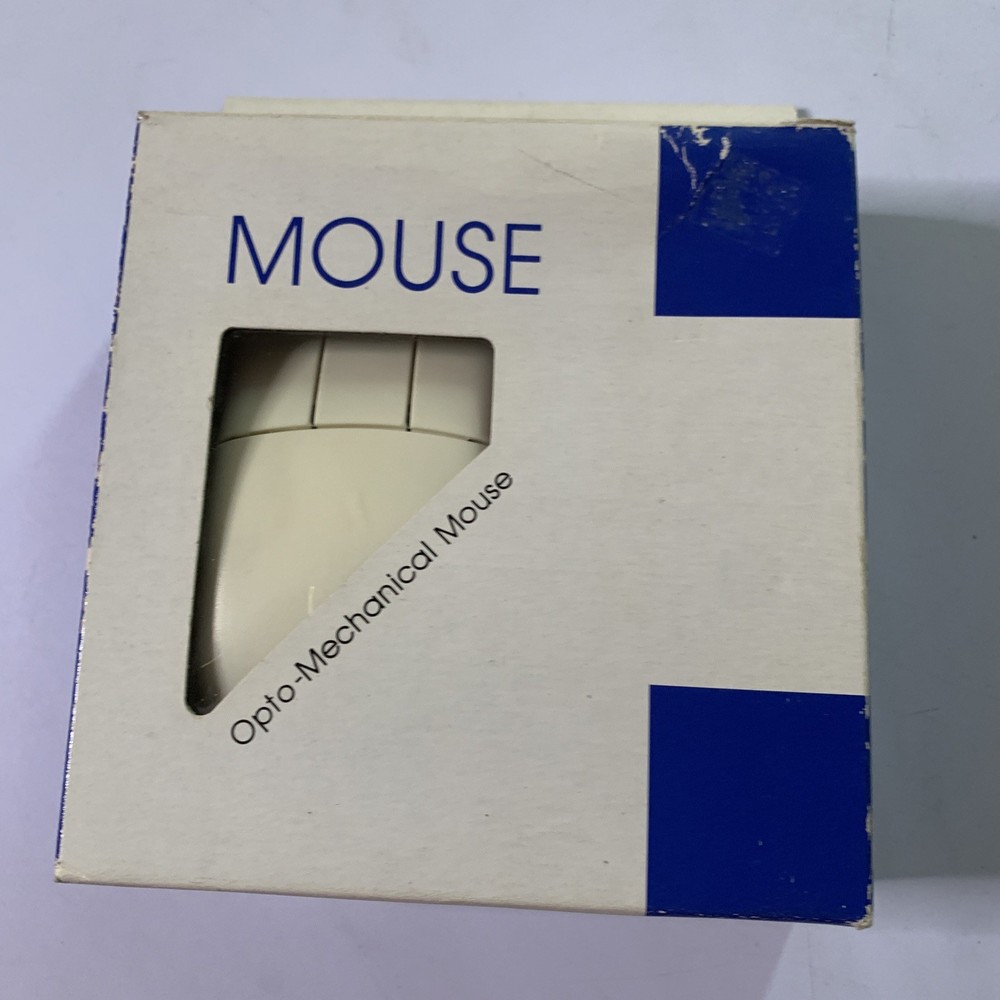 Opto-Mechanical Mouse Track-ball 3-Button Serial Connection Wired