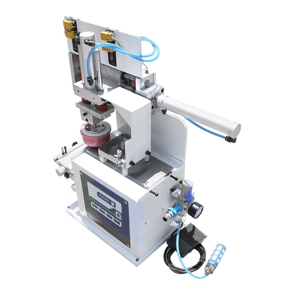 Pad Printing Embossing Machine Pneumatic Cup Stamping Sealed Ink Press Printer