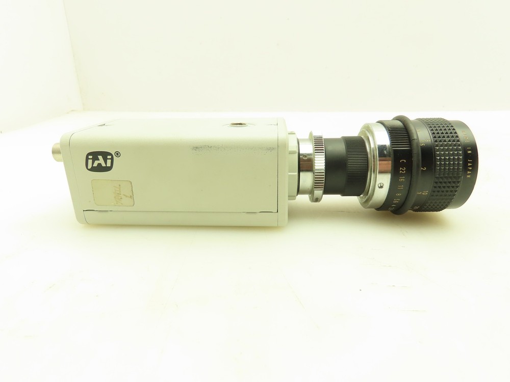 JAI CV-252 CCD Video Camera Sensitive Monochrome Analog 12VDC 50MM Computar
