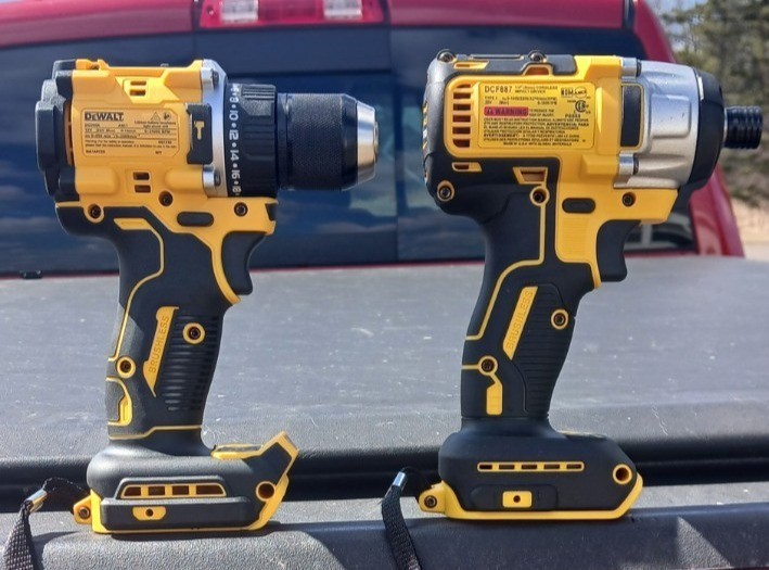 20V Brushless Impact Driver + Drill Combo Kit High Torque Tool Only