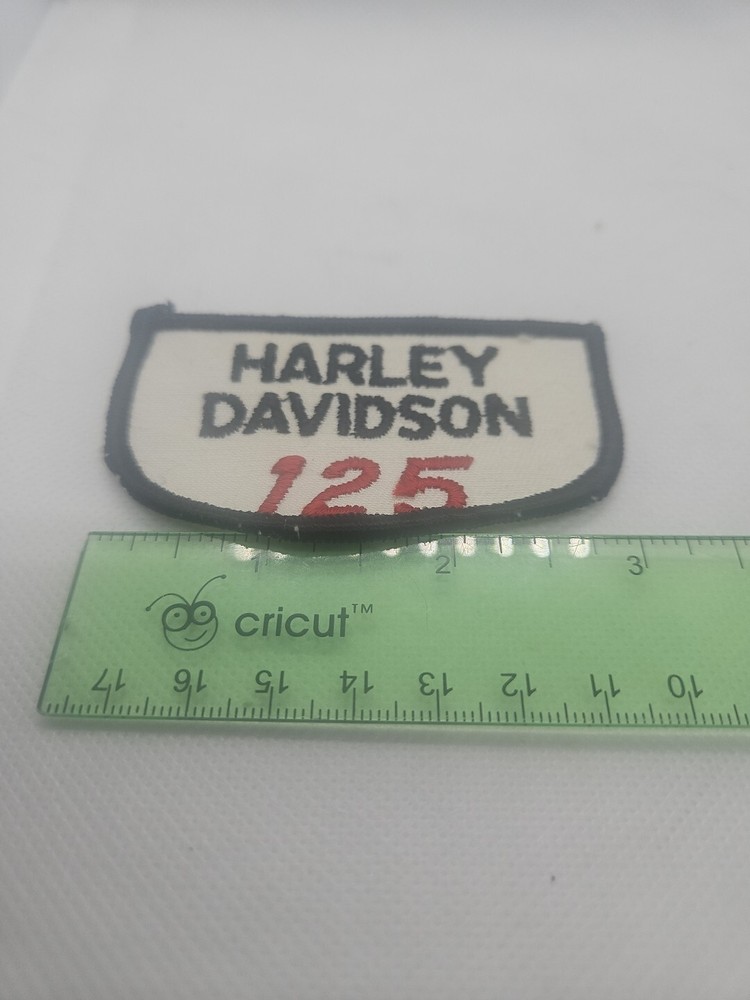 Harley Motorcycle 125 Patch _ Vintage