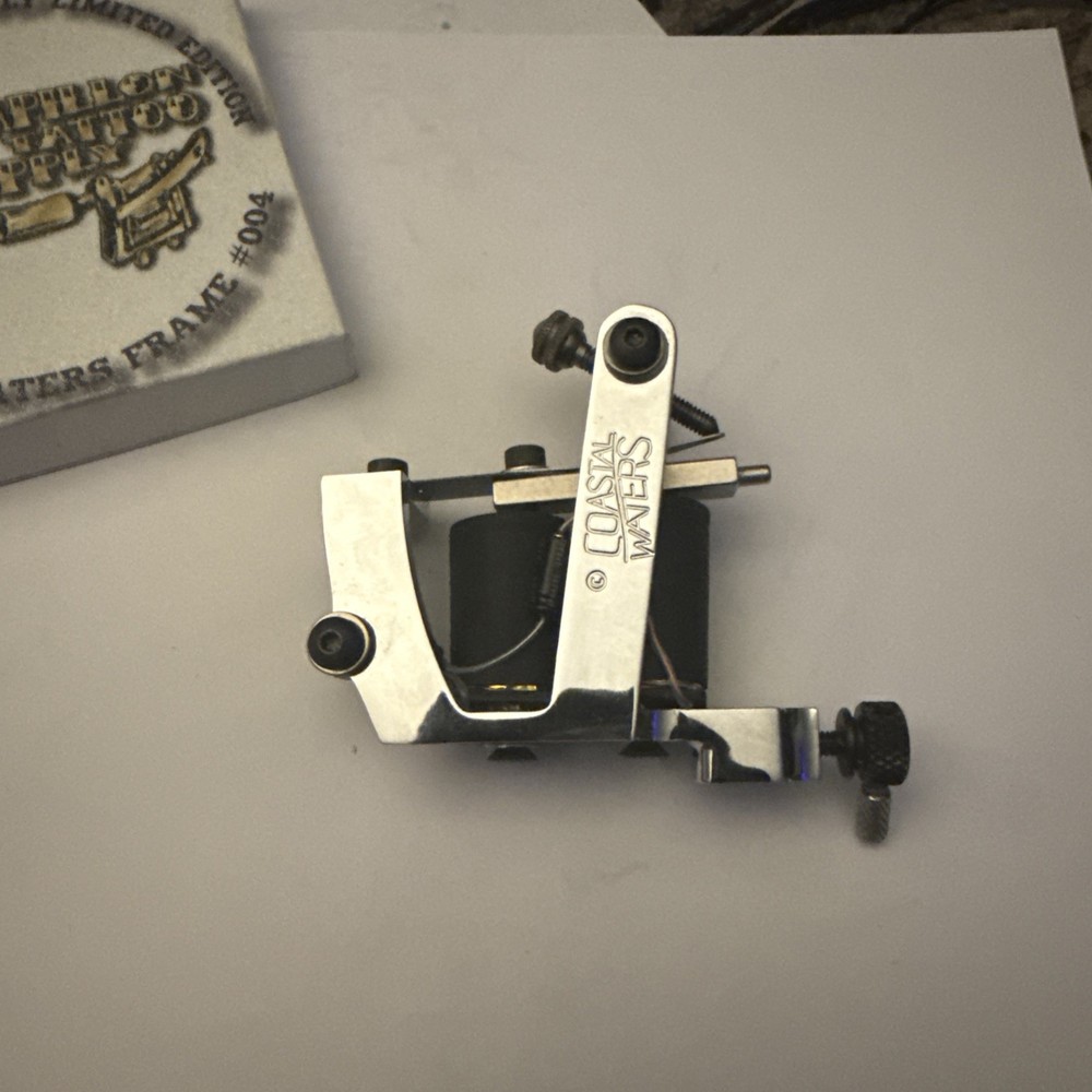Coastal Waters Machine Frame #4 Tattoo Machine Hand Built
