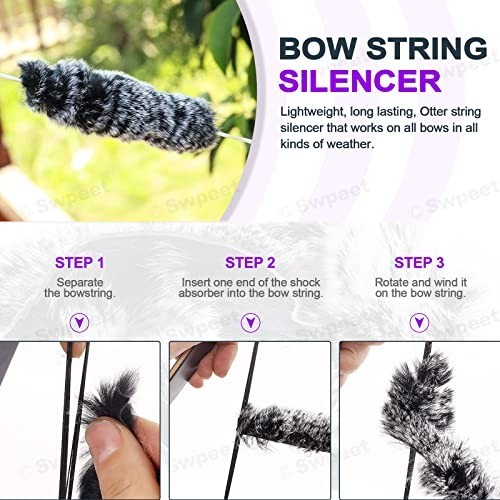 17Pcs Archery Bow String Tool Kit - Nocking Buckle, Ruler, Wax & Silencer