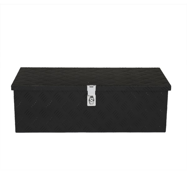 30 "Aluminum 5 Pattern Toolbox Single Lock Black