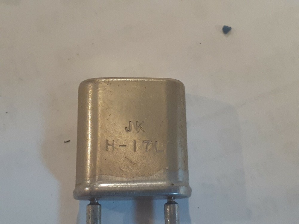 VINTAGE Crystal tag for Central Electronics transmitter 20-A - Estate Item