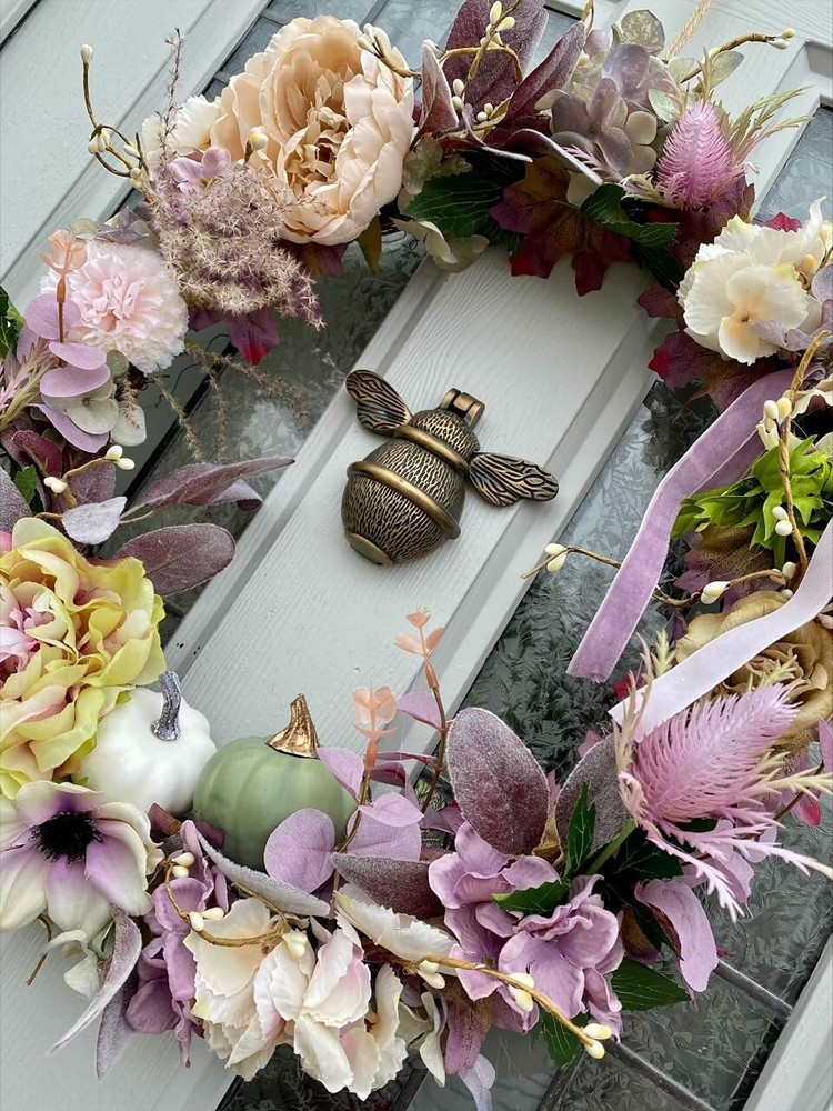 Bee Door Knocker for Front Door | Polished Solid Brass Bee | Brass Knockers old