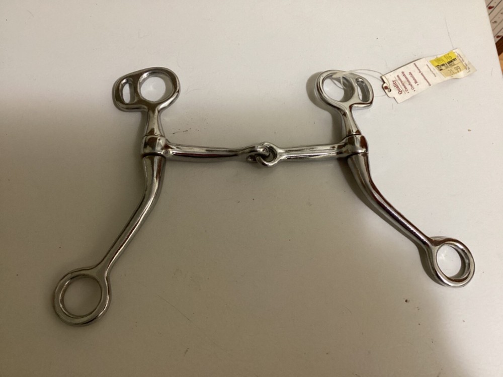 5” Weaver Single Joint Tom Thumb Snaffle, NOSWT