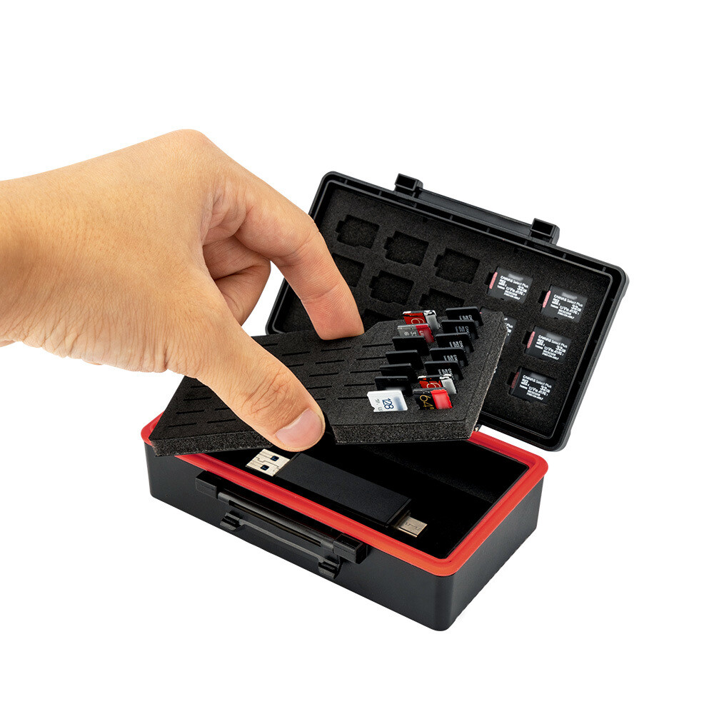 58 Slots Memory Card Case Holder Storage Organizer for Microsd MSD Micro SD TF