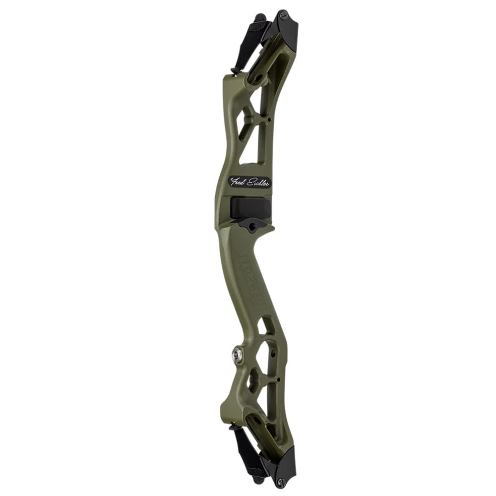 Bear Archery Fred Eichler LH Riser Traditional Bow, Olive Green (A23FEEGL)