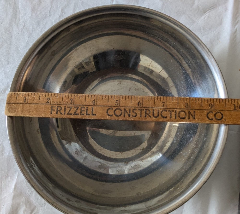 Stainless Steel 6 Mixing Nesting Bowls Set