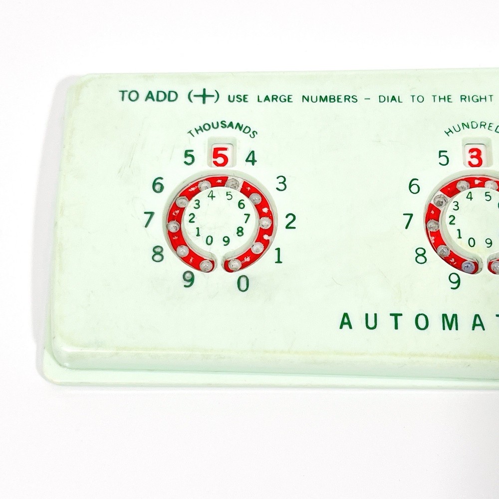 Sterling Dial-A-Matic Automatic Adding Machine Vintage No. 565