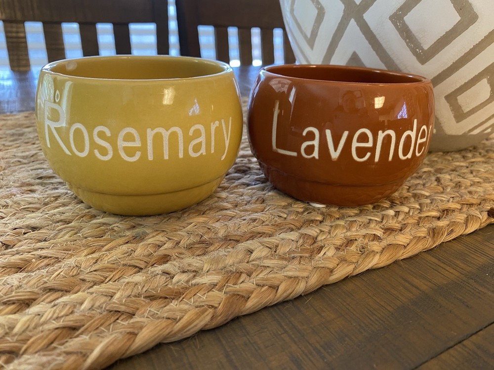 Rosemary & Lavender Small Planters