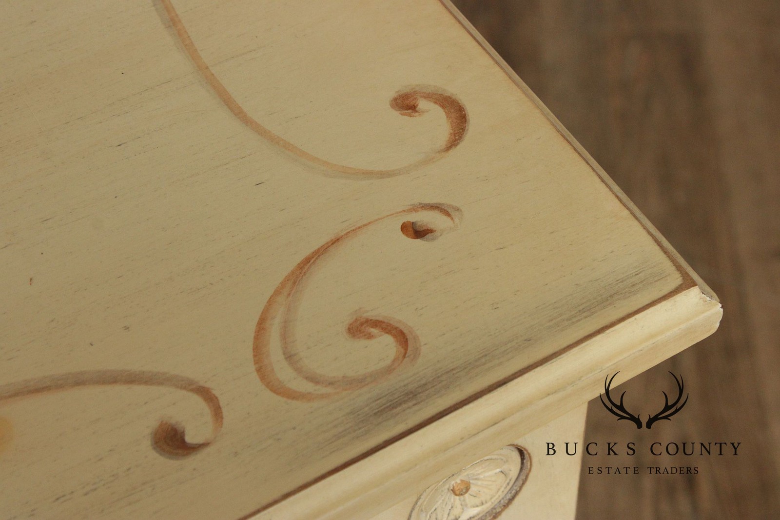 Ethan Allen 'Legacy' Paint Decorated Chest of Drawers