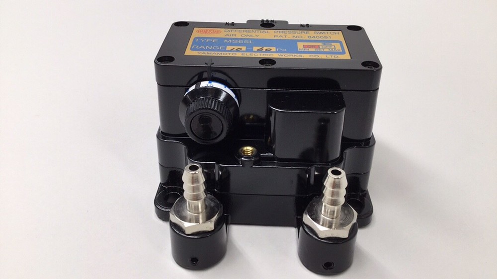 Yamamoto MS65LV Differential Pressure Switch Manometer TEL 024-015247-1