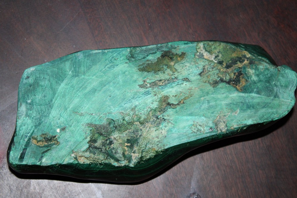 Malachite bowl - large and heavy