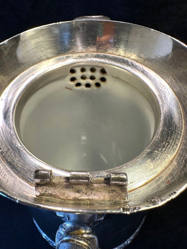 Antique 1868 Rogers & Smith Co. Engraved Silver Plate Insulated Pitcher