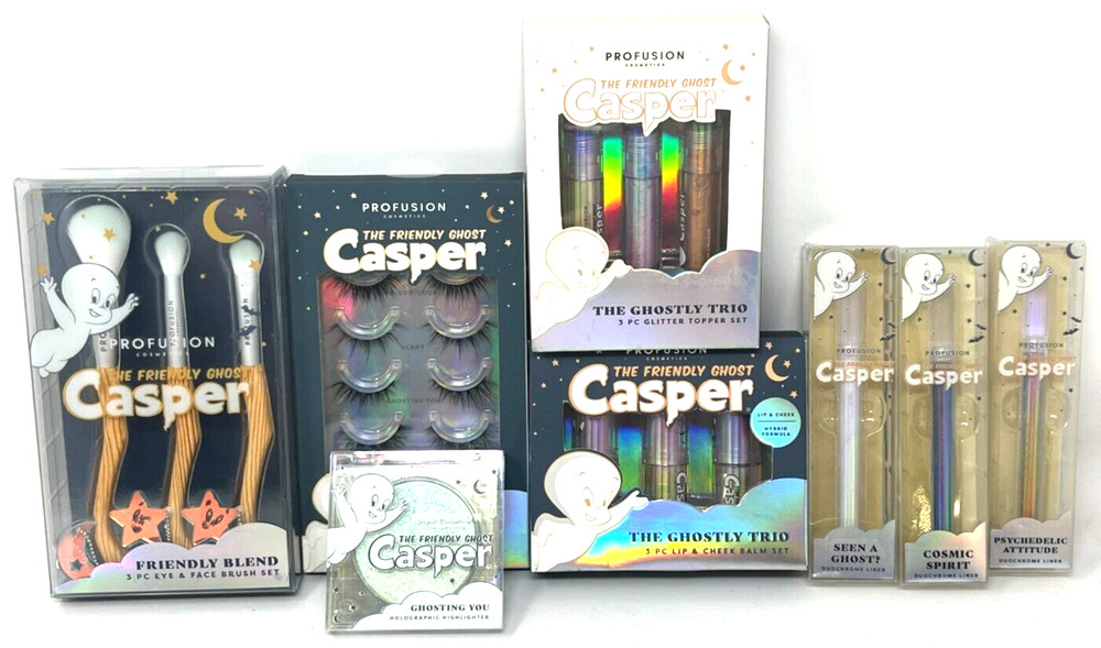 (8) Profusion Casper The Friendly Ghost Makeup Set Mixed No Repeat Items