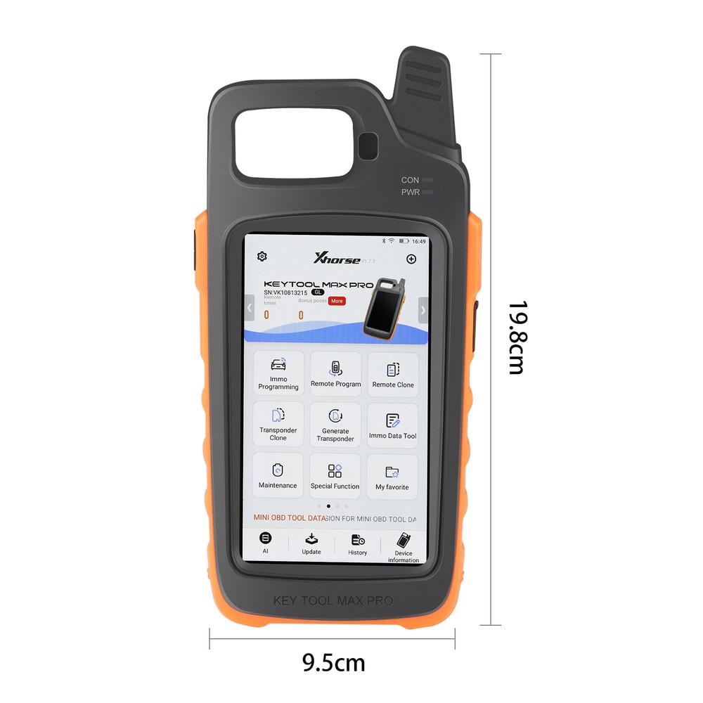 Xhorse VVDI Key Tool Max Pro With MINI OBD Tool & Key Tool Max Function US Stock