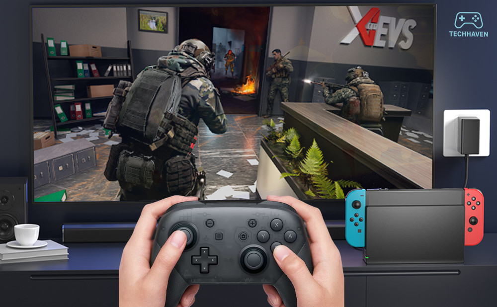 Nintendo Switch OEM Docking Station Bundle AC Adapter + HDMI + Charging Dock