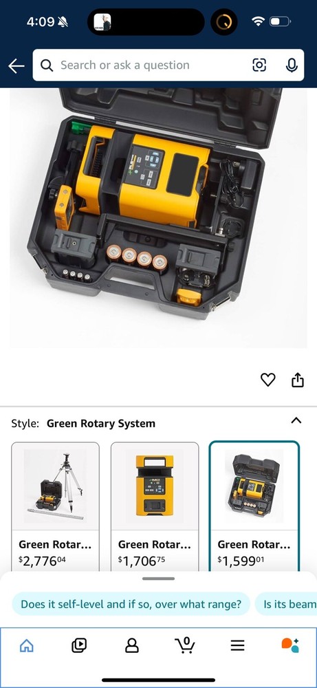 Fluke-PLS HV2 SYS Green Rotary Laser Bare Tool