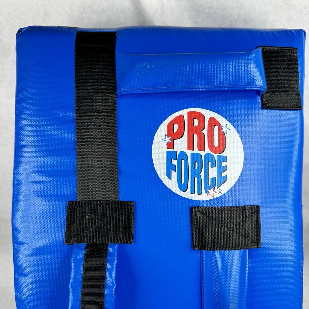 ProForce Blue Martial Arts Shield Pad – Durable Training Kick Strike Target 30”
