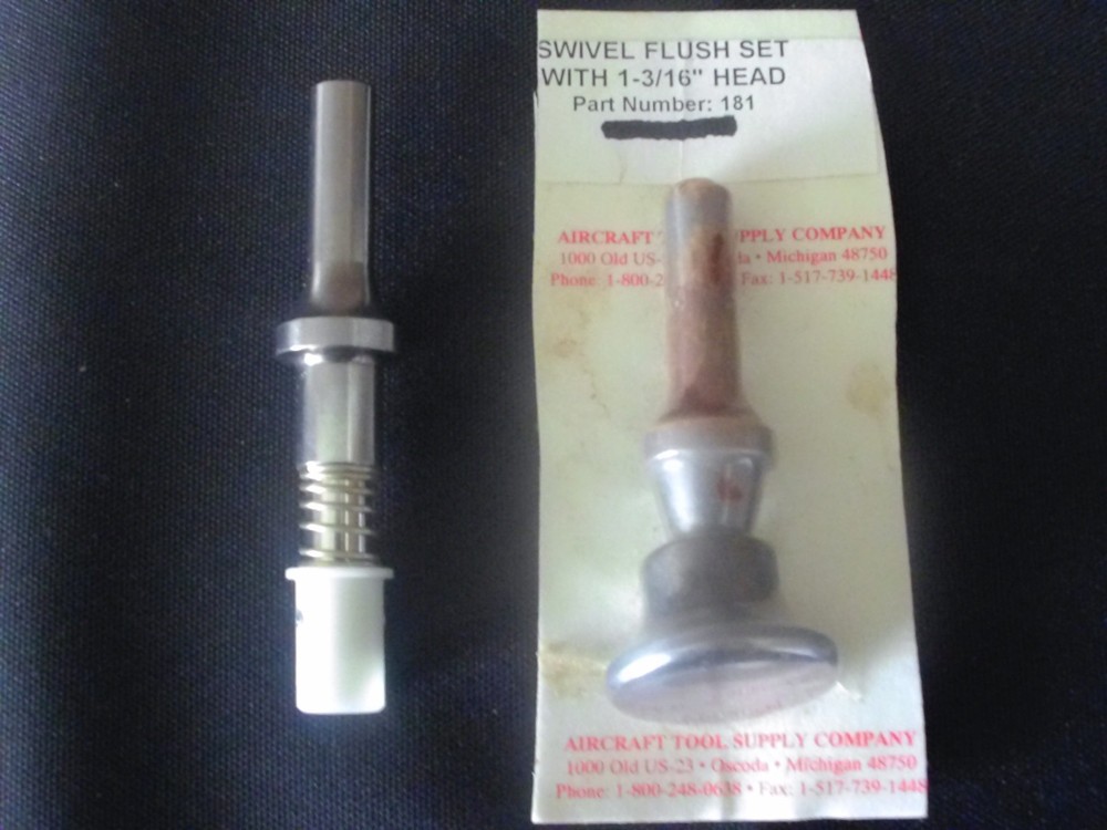 rivet sets  swivel flush set & back rivet set NEW