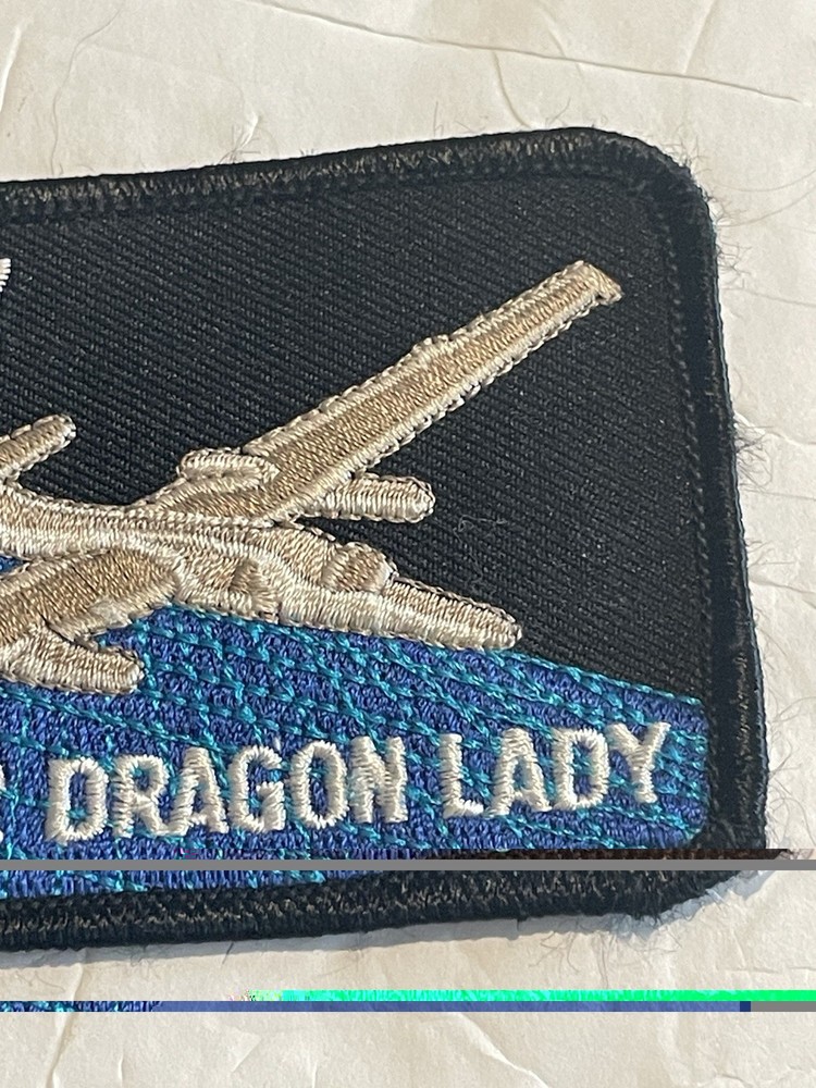 Lockheed U-2 Patch “Dragon Lady” High Altitude Spy Reconnaissance Aircraft