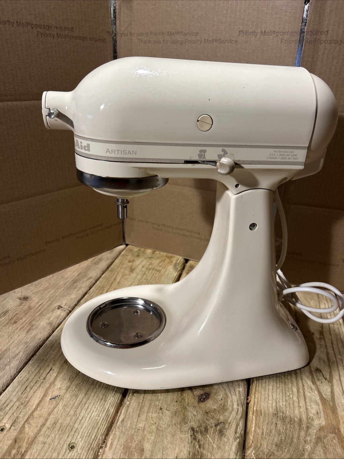 KitchenAid Artisan KSM150PSAC 5 qt Stand Mixer Almond Cream tested
