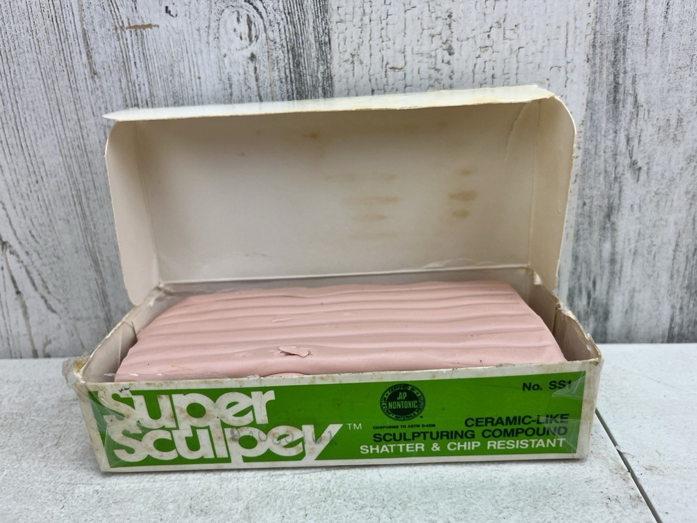 Super Sculpey Ceramic-Like Sculpturing Compound PolyForm Material SS1 Never Used
