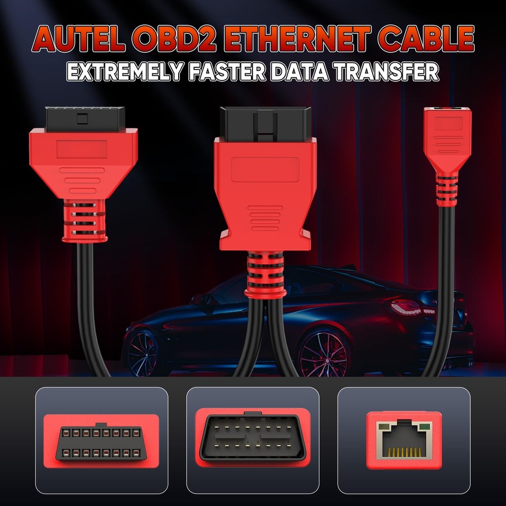Autel Ethernet Cable for BMW F Series Programming Work with Autel MS908 PRO