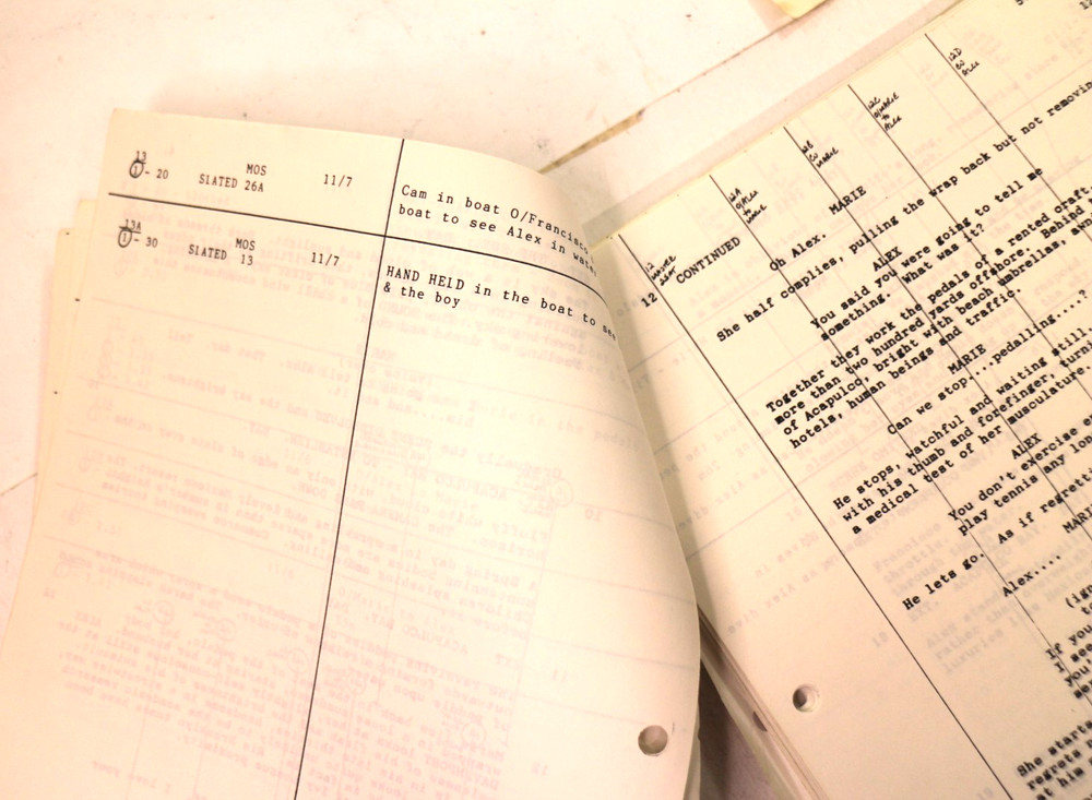 Production Script film Screenplay Cold Heaven by Brian Moore