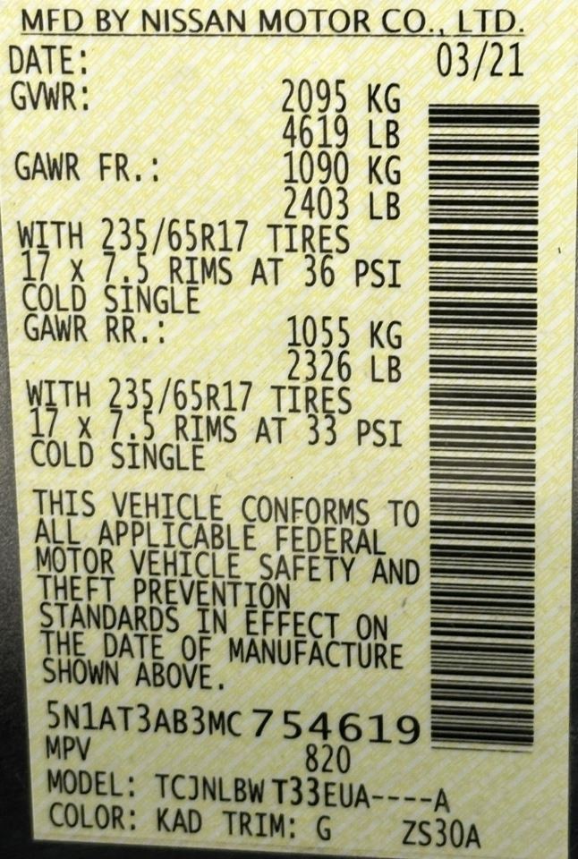 Camera/Projector Camera Front View Windshield Mounted Fits 21-22 ROGUE 2706065