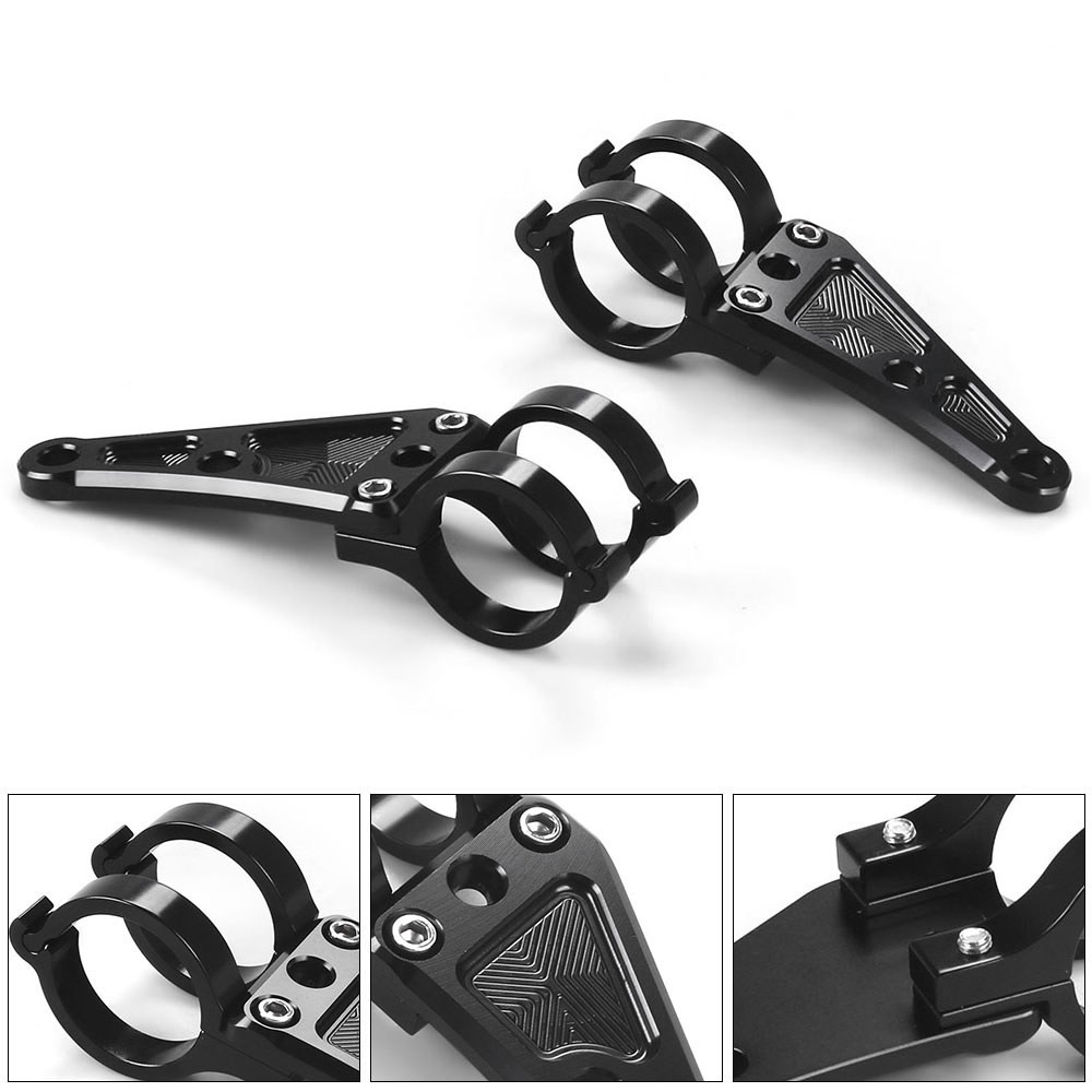 Motorcycle For 41mm Fork Tubes Headlight Mount Bracket Fork Ear Head Lamp Holder