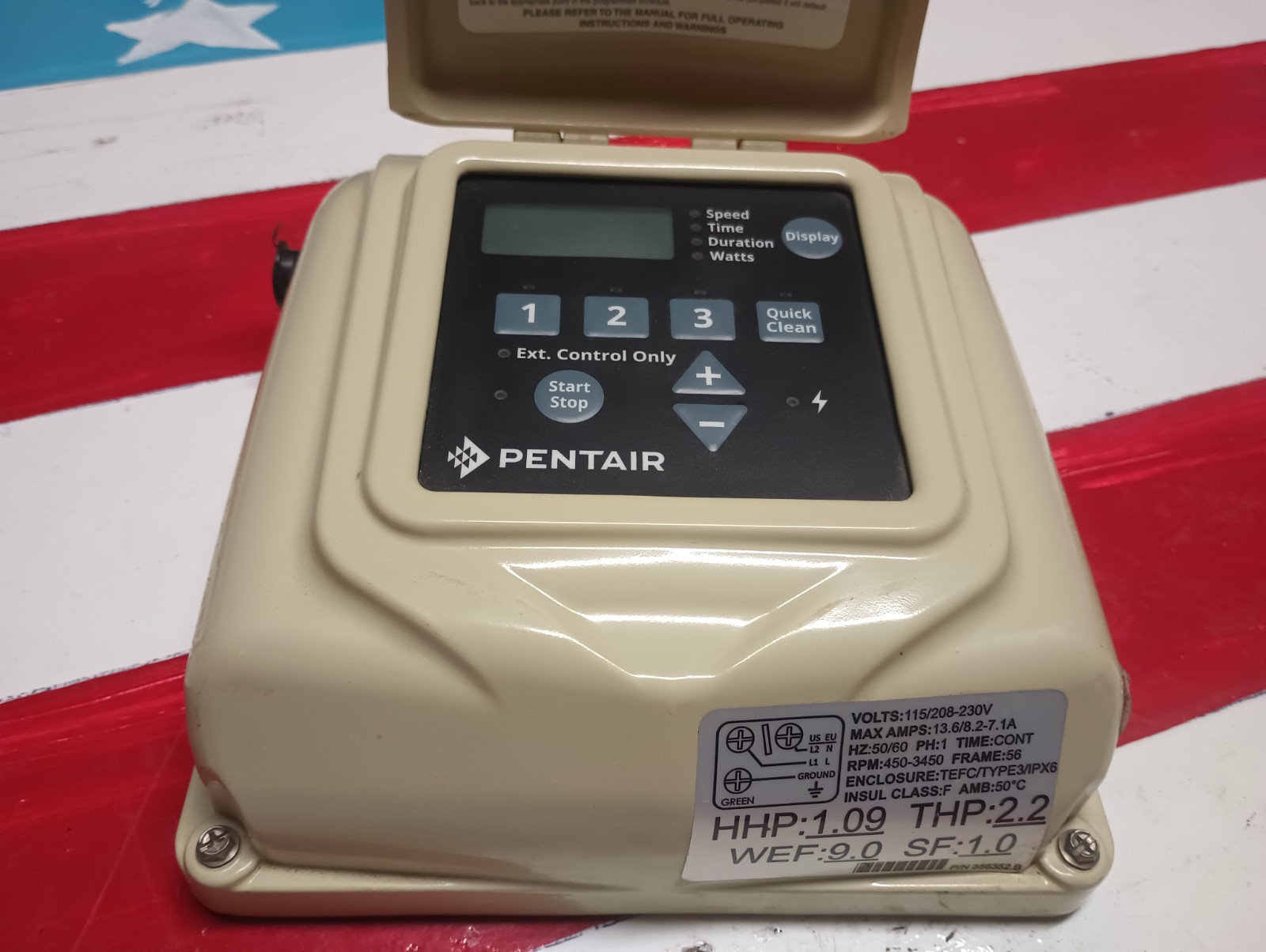 Pentair 356352 | SuperFlo VS or WhisperFlo VS - Keypad Only