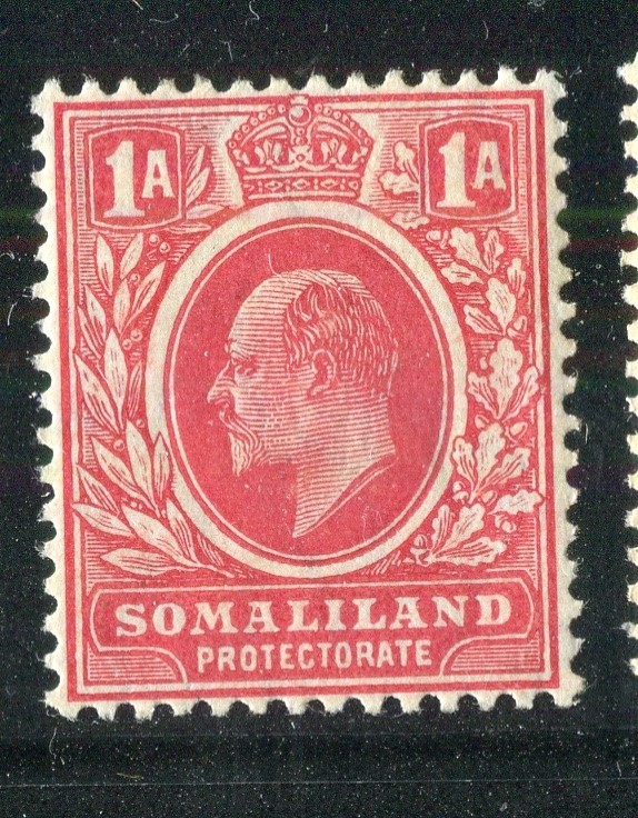 SOMALILAND PROTECTORATE; 1905 classic Ed VII issue Mint hinged 1a. value
