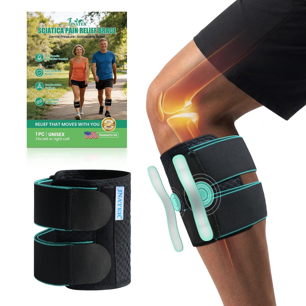 Sciatica Pain Relief Devices  Sciatic Nerve Brace with Dual Adjustable Pressu...