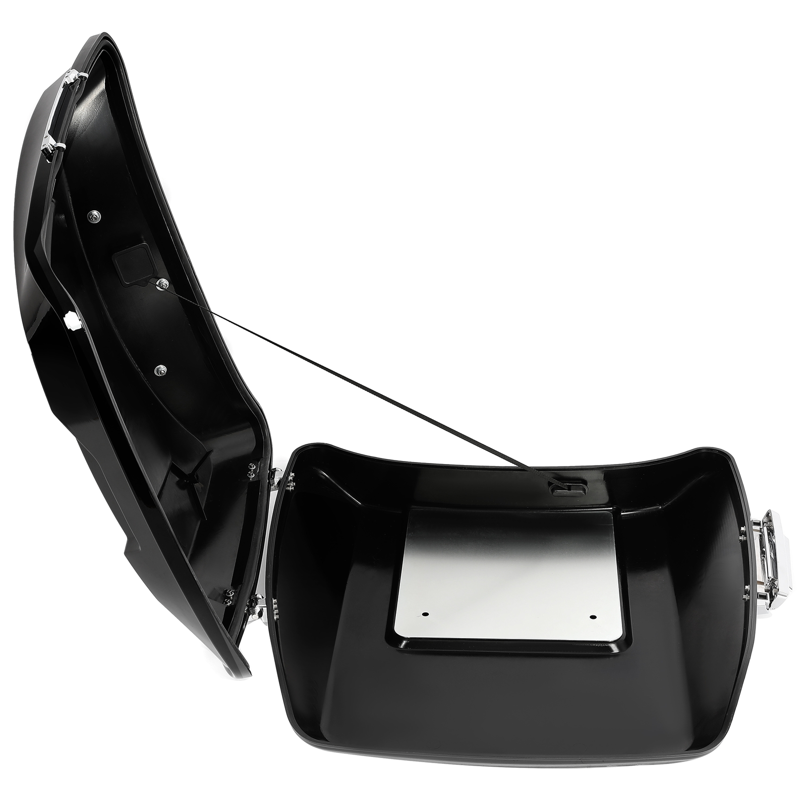 Razor Tour Pack Trunk Tail Box Backrest Base Plate For Harley Street Glide 97-23